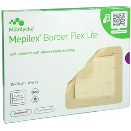 Mepilex Border Flex Lite Schaumverband 15x15 cm