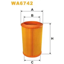WIX FILTERS Luftfilter  150mm für FIAT 60815415 WA6742