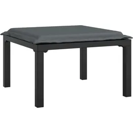vidaXL Garten-Lounge-Set 3-tlg. schwarz/grau