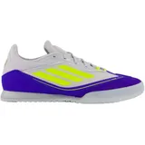 adidas Unisex Messi Freestyle Football Boots Indoor Fußballschuhe, Silver met./solar Yellow/Lucid Blue - 43 1/3