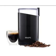 Krups F203 Kaffee-Espresso-Mühle hochglanz-schwarz Kaffeemühle