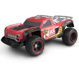 NIKKO 10061 Pro Trucks, ferngesteuertes RC Auto, Offroad Fahrzeug bis 14 km/h, robuster Racing Truck mit Vollfederung & USB Schnellladung, Kinder ab 6 Jahre & Erwachsene, ca. 33 cm, Rot