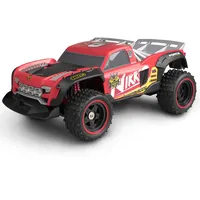 NIKKO 10061 Pro Trucks, ferngesteuertes RC Auto, Offroad Fahrzeug bis 14 km/h, robuster Racing Truck mit Vollfederung & USB Schnellladung, Kinder ab 6 Jahre & Erwachsene, ca. 33 cm, Rot