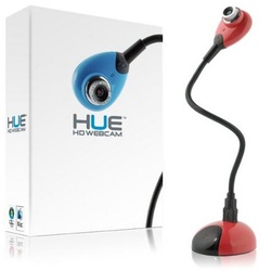 HUE HD Kamera Dokumentenscanner, (USB Dokumentenkamera und Webcam, rot) rot