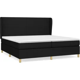 vidaXL Boxspringbett 200 x 200 cm Schwarz