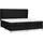 vidaXL Boxspringbett 200 x 200 cm Schwarz