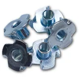 vasalat PARCO Einschlagmuttern mit 4 Einschlagspitzen M6 X 9 mm