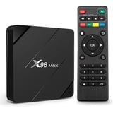 Android 10.0 TV Box, Android Box mit 2GB RAM 16GB ROM Allwinner H313 Quad-Core 64-Bit-ARM Corter-A53-CPU 4K Auflösung 2.4GHz WiFi 100M LAN Enternet 3D HDR Smart TV Box