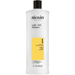 Nioxin System 1 Scalp + Hair - Haarpflege für unbehandeltes Haar Shampoo 1000 ml 