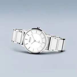 BERING Damen Uhr Solar - Solar Collection mit Edelstahl und Saphirglas 19535-754 - Wasserdicht: 3 ATM
