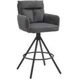 Stolkom Barhocker drehbar 180 ° Schwarz