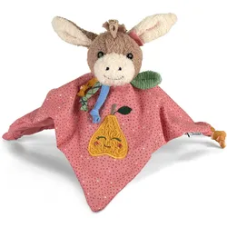 Schmusetuch STERNTALER "Emmily", Baby, rot (rot, braun), Polyester, Baumwolle, Schnuffeltücher