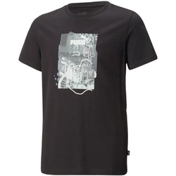 PUMA Essentials+ Street Art Graphic T-Shirt Jungen 01 - PUMA black 176