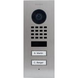 DoorBird D1102V Unterputz IP-Video-Türsprechanlage WLAN, LAN Außeneinheit Edelstahl V2A (gebürstet)