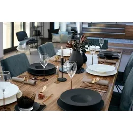 Villeroy & Boch Servierteller Coupe 25 cm Porzellan Schwarz