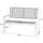 Siena Garden Tesoro 139 x 97 x 67 cm Grau
