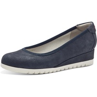 S.Oliver Damen Wedge Pumps mit Keilabsatz Elegant, Blau (Navy), 39 EU