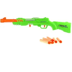 Toi-Toys - FAOMSTRIKEX - Gewehr mit 6 Schaumstoffpfeilen Shotgun Pistolegrün