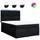 vidaXL Boxspringbett 140 x 200 cm Schwarz