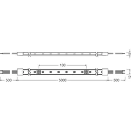 LEDVANCE LED-Stripes HCL Kit BIOL.HCLLSSTWIP67ZBK