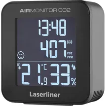 LASERLINER AirMonitor CO2 Schwarz Professionelle CO2-Ampel 3