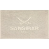 Sansibar Badvorleger Fein-Flor Badteppich Badematte 100% Baumwolle 50x80 cm (50 x 80 cm, Sand)