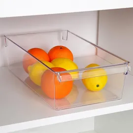 Excellent Houseware Kühlschrank-Organizer 36x20,5x10 cm transparent