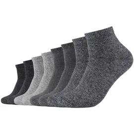 s.Oliver Kurzsocken 8er Pack Schwarz/Grau 39-42