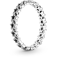 Pandora 190029C00 Ring Damen Band Asymmetrische Sterne Sterling-Silber 52