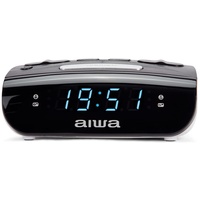 Aiwa CR-15 Alarm Clock Digital Alarm Clock Black White