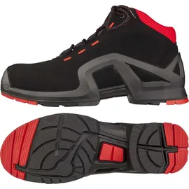 Uvex Schnürstiefel schwarz/rot uvex 1 x-tended support, S3 SRC, ESD - Rot-Schwarz, Größe:41