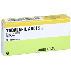 Tadalafil Abdi 5 mg Filmtabletten 14 St