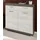 inn.furn Schuhschrank weiß Hochglanz, Rauchsilber grau 90 cm,