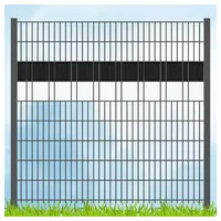 zaun|zu® Sichtschutzstreifen 200 x 5 cm Schwarz/Weiß Kunststoff