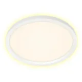 Briloner Deckenleuchte Cadre Warmweiß Ø 42,5 cm x 3,4 cm Licht Weiß