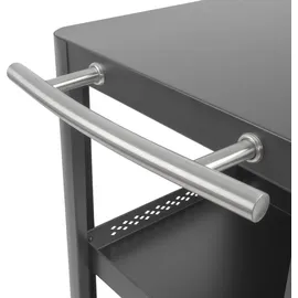 BBQ-Toro Grilltisch 95 x 50 x 80 cm Schwarz