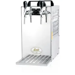 Kontakt 70/K Zapfanlage, Bierzapfanlage 2-leitig Trockenkühlgerät aus Edelstahl, 90 Liter/h, mit Membranpumpe, Green Line