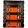 Carrington Tennisplatz-anzeigetafel Englisch - Black / Orange - 60 x 46 cm
