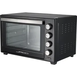 Jago® Minibackofen - mit Umluft, Drehspieß, Innenbeleuchtung, Elektrisch, 60L, 6 Kochmodi, 2000W, Timer, 100 - 230 °, Doppelglastür