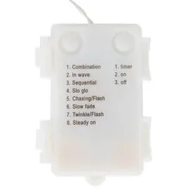 IDENA LED Lichterkette Kugel 10,2 m Warmweiß