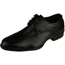 Schnürschuh FAMILY TRENDS "Bussiness Anzug", Kinder, Gr. 35, schwarz, Synthetik, elegant, Schuhe Derbyschuh Schnürschuh Business-Schnürer, festlich elegant