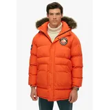 Superdry Everest LONGLINE BAFFLED Parka orange M