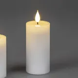 Formano LED-Wachskerze 5 x 10 cm weiß