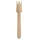 Papstar Kuchen- und Snackgabeln 14 cm 100 St. Holz