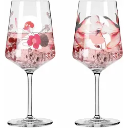 Ritzenhoff Sommersonett Sprizz Gläser 2er Set Blumen & Zahlen - A