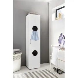 WIMEX Wäscheschrank Multiraumkonzept 40 x 185 x 40 cm Weiß