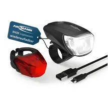 Ansmann Fahrradlicht Set Beleuchtungsset