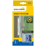 Schellenberg Adapter-Set für Fliegengitter Balkontür, ohne bohren, inklusive Bürstendichtung, weiß