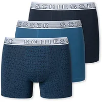SCHIESSER Jungen Shorts im Pack - Serie "95/5", Organic Cotton Blau 152