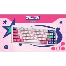 nuphy Tastenkappen für Gaming Tastatur KDA Dye-sub, MX-Stößel - ISO/ANSI (Englisch Tastaturlayout) Kompatibilität mit Allen gängigen mechanischen Tastaturen